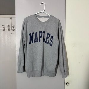 Brandy Melville Gray Naples Florida Sweatshirt
